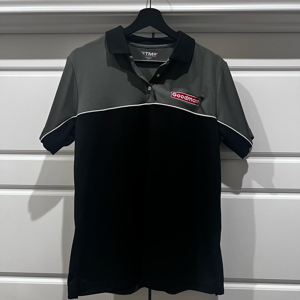 Goodman Buttoned V-neck Women’s Large Polo Shirt